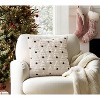 LISM Christmas Tree Pillowcases,Faux Fur Wool Throw Pillow Covers Set of 2 - 3 of 4
