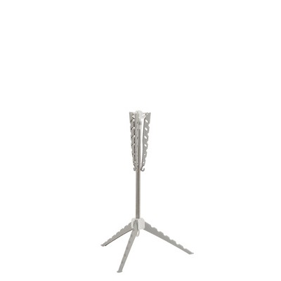 Gray Collapsible Tripod Clothes Drying Rack with Adjustable Height
