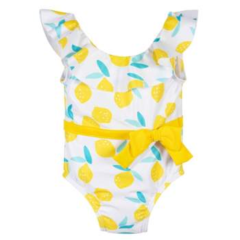 Gerber Infant & Toddler Girls' One-Piece Swimsuit UPF 50+