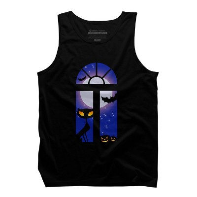 Men's Design By Humans Halloween Mood By CuckooParrot Tank Top