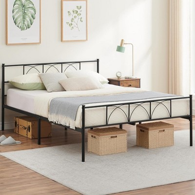 Garvee Full Size Metal Bed Frame with Headborad & Footboard