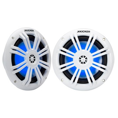 thumbnail image 2 of Kicker 6.5" Marine Coaxial Speakers With LED Lights - 195W Pair With Remote Controller 2 of 14
