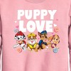 Boys' - Paw Patrol - Puppy Luv Graphic Long Sleeve Fleece Sweatshirt - 2 of 4