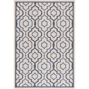 Courtyard Brookstone CY7938 UV & Stain Resistant Non-Shedding Power Loomed Indoor/Outdoor Rugs - Safavieh - 1 of 4