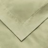Egyptian Quality Cotton 1000 Thread Count Solid 3 Piece Duvet Cover Set with Pillow Shams by Blue Nile Mills - 4 of 4