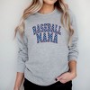 Simply Sage Market Women's Graphic Sweatshirt Baseball Mama Varsity Stars - 2 of 3
