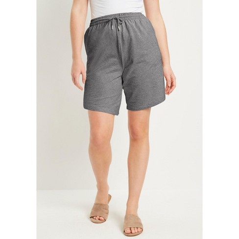 Women's french terry bermuda hot sale shorts