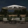 vidaXL Cantilever Garden Parasol Sand Polyester fabric Large Tiltable - 2 of 4