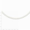 Black Bow Jewelry 5-6mm, White FW Cultured Pearl & Sterling Silver Clasp Necklace - 3 of 4
