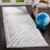 Safavieh Kids Triangles SFK912 Hand Tufted Indoor Rugs - Safavieh - 2 of 4