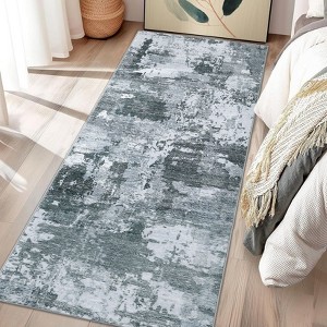 Area Rugs for Living Room Bedroom, Modern Abstract Machine Washable Rug Soft Rug, Low Pile Non Slip Carpet - 1 of 4