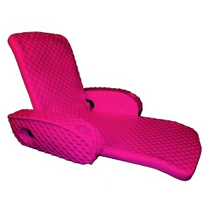 TRC Recreation Super Soft Portable Floating Swimming Pool Water Lounger Comfortable Adjustable Recliner Chair with 2 Armrest Cup Holders - 1 of 4