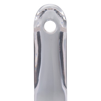 10-Inch Stainless Steel Shower Squeegee with Clear Acrylic Handle