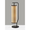 Adesso Lyons Table Lamp Black: ETL Listed, Metal Base, Paper Shade, 1-Way Switch, No Assembly Required - image 4 of 4