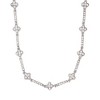 Adornia Silver Plated Crystal Clover Tennis Necklace - 4 of 4