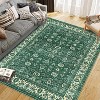 Fulvari Vintage Floral Rugs,Washable Area Rugs, Low Pile Non Shedding Stain Resistant Rugs for Bedroom Dining Room Home Office Department - 2 of 4