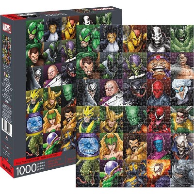 NMR Distribution Marvel Villains Collage 1000 Piece Jigsaw Puzzle