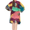 LA LEELA Women's House Daily Routine Evening Wear Vacation Casual Dailywear Holiday Plus Size Flowysuit Cover Ups 2X-3X Multicolored, Abstract - 3 of 3