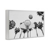 Stupell Industries Basketball Hoop with Palms Black Framed Giclee Art - 3 of 4