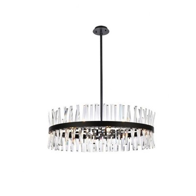 Elegant Lighting Serephina 16 - Light Chandelier in  Black