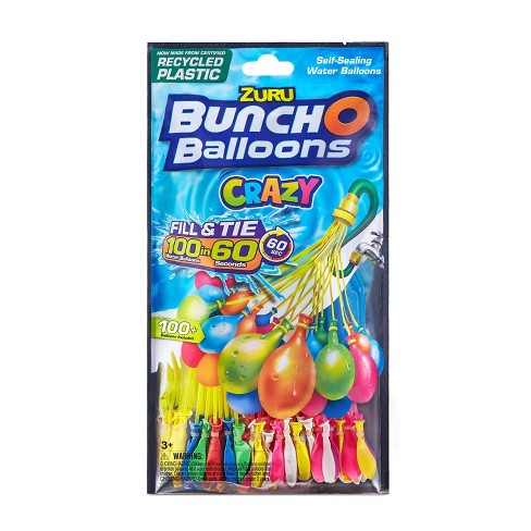 Bunch O Balloons 3pk Rapid-filling Self-sealing Water Balloons By Zuru -  Crazy Colors : Target