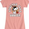 Girls' - Peanuts - Snoopy Birthday Another Year Cooler Fitted Short Sleeve Graphic T-Shirt - 2 of 4