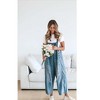 Imily Bela Women's Distressed Denim Overalls Loose Fit Casual Adjustable Strap Bib Jeans Jumpsuit with Pocket - 3 of 4