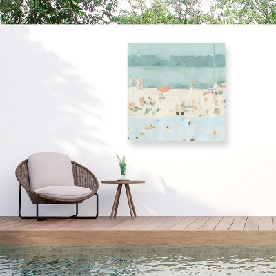 "Sea Glass Sandbar II" Outdoor Canvas