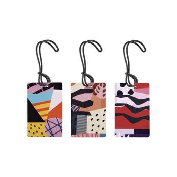 Travel Smart Luggage Tag 3pk - Abstract
