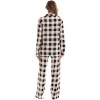 Just Love Womens Cozy Flannel Pajama Set  Warm, Long Sleeve Winter Sleepwear - 3 of 3