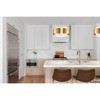 Urban Ambiance Luxury Modern Indoor Pendant,  9''H x 16"W x 16''D,  Brushed Bronze Finish, UHP4857 - 2 of 4