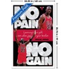 Trends International Michael Jordan - No Pain No Gain Framed Wall Poster Prints - 3 of 4