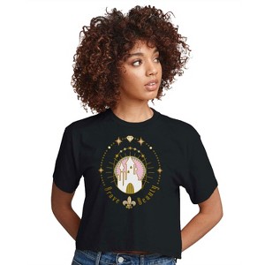 Women's - Disney Princess - Brave Beauty Cropped Graphic T-Shirt - 1 of 4