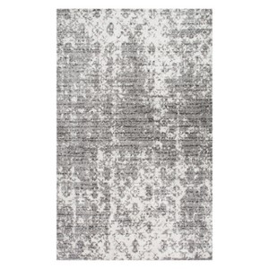 Gray Solid Loomed Area Rug 10