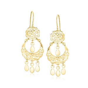 Ross-Simons 10kt Yellow Gold Chandelier Earrings - 1 of 3