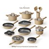 Itopfox 31-Piece Nonstick Cookware Set, Granite Induction Kitchen Cookware with Lids, Pots, Pans, Utensils & Protectors - 4 of 4