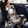 Dog Print Flannel Blanket, All Season Lightweight Polyester Fiber Throw for Indoor, Outdoor, Travel, Sofa, Christmas Gift. - 4 of 4