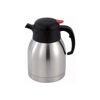 Winco Coffee Carafe, Insulated, Stainless Steel, 1.5 Liter