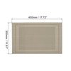 Unique Bargains PVC Heat Resistant Washable Coffee Placemat - 2 of 4