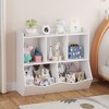Whizmax Kids Bookshelf and Bookcase Toy Storage Multi Shelf with Cubby Organizer Cabinet for Boys Girls,Playroom - 2 of 4