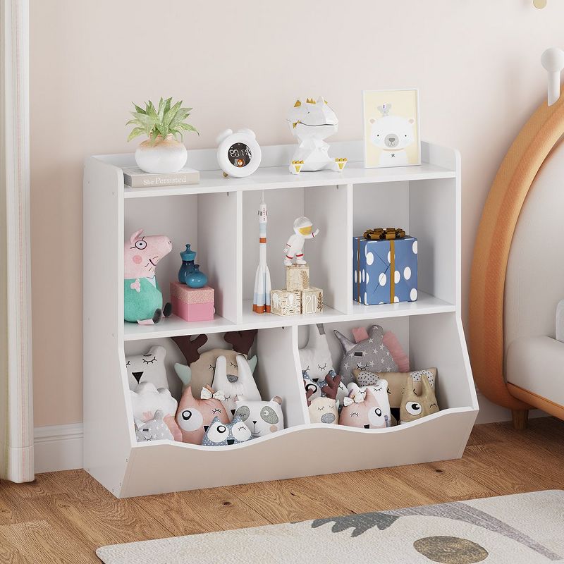 Trinity Kids Bookshelf and Bookcase Toy Storage Multi Shelf with Cubby Organizer Cabinet for Boys Girls,Playroom, 2 of 9