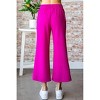 Women's Textured Palazzo Pants - First Love - 3 of 4