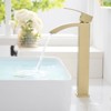 Grungis Single Hole Bathroom Sink Faucet,Single Handle Waterfall Bathroom Faucets for Home Sinks - 2 of 4
