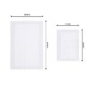 Home Weavers Luxury Collection 100% Cotton Tufted Bathroom Rug Set, Non-Slip Latex Bath Rug Set - 3 of 4