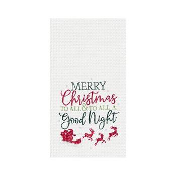 C&F Home Merry Christmas & Good Nigh Towel