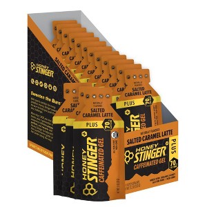 Salted Caramel Latte Caffeinated Energy Gel Box of 12 - 1 of 4