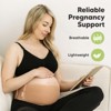 Unique Bargains Women Maternity Belly Band Pregnant Support Belly Bands  Black Beige Size M 2 Pcs : Target
