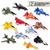 ArtCreativity Diecast Fighter Jet Toy Vehicles (Set of 12) - 2 of 4