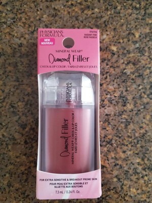 Physicians Formula Mineral Wear Diamond Filler Lip & Cheek Color - Radiant  Pink - 0.24 Fl Oz : Target