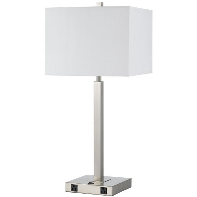 Cal Lighting 60W Metal N/S Lamp With Two Outlets